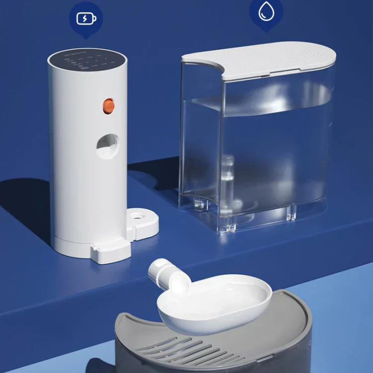 PetFresh | Foinse Uisce Gan Sreang 1.8L le haghaidh Deoch Éasca agus Sláintiúil