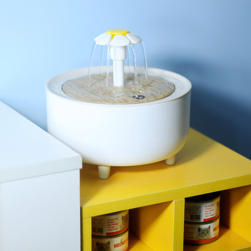 Cinntigh Sreabhadh Síoraí Uisce Nua agus Glan do do Chat