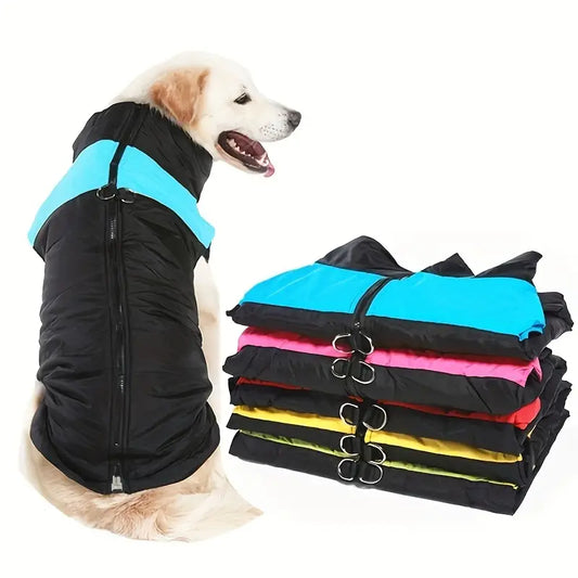 Cóta Madra Uiscedhíonach le Zip Ar Ais
