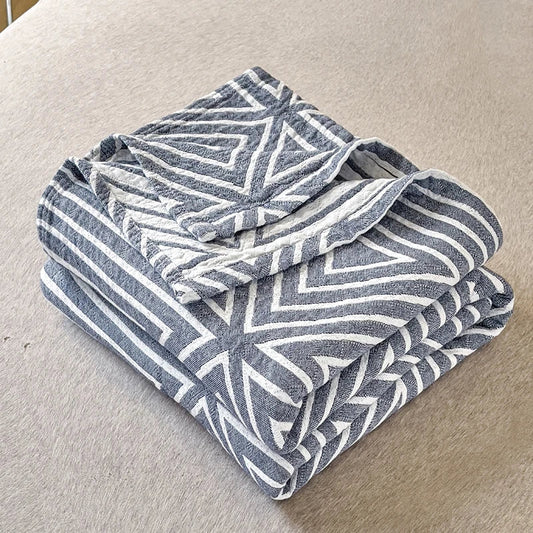 Cnapán Cóiréach Trí-Sraithe Éadrom agus Inaistritheach - Brat Leaba Faiseanta agus Compordach