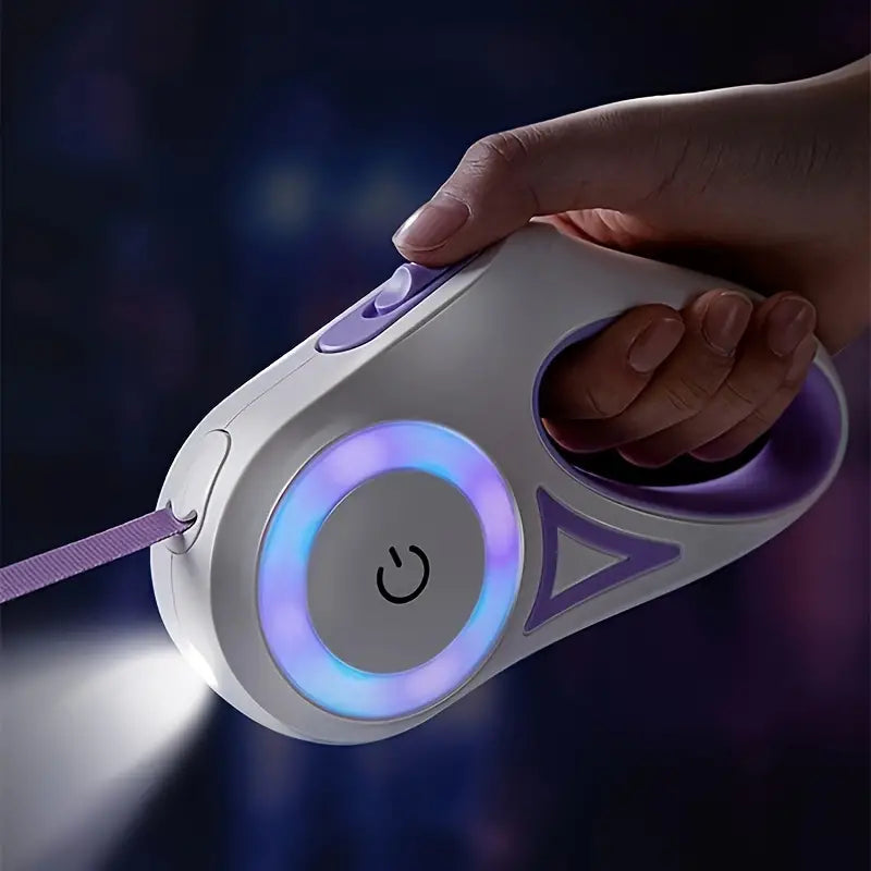 Sábháilteacht Madra Uile-Éifeachtach: Soilsiú LED agus Raon 5m do Shiúlóidí Oíche