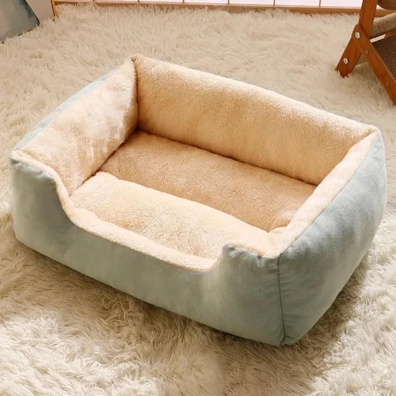 Leaba Cuisleach Chompordach Uilíoch do Chait agus do Mhadraí don Sásamh Cuddle Uile-umhnach