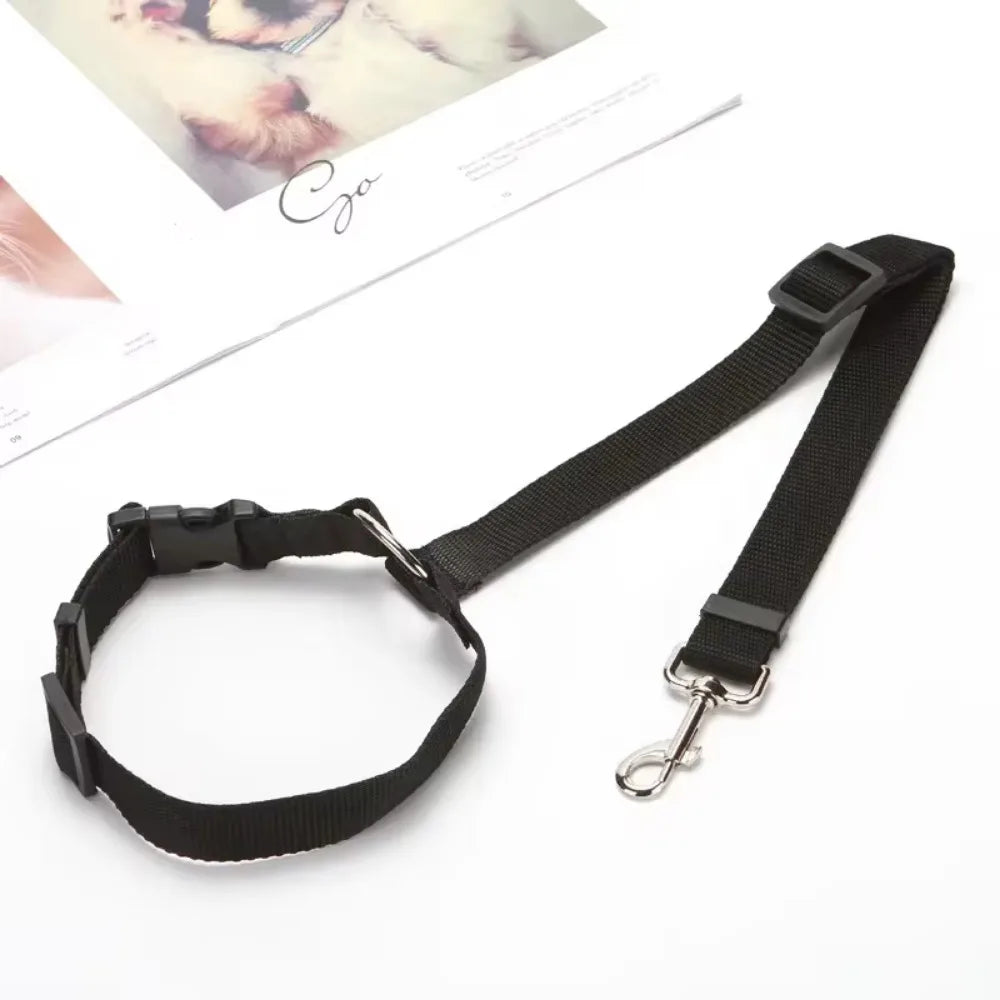 Crios Suíocháin Madra Níolón Inchoigeartaithe agus Crios Slándála do Thaisteal Sábháilte agus Compordach