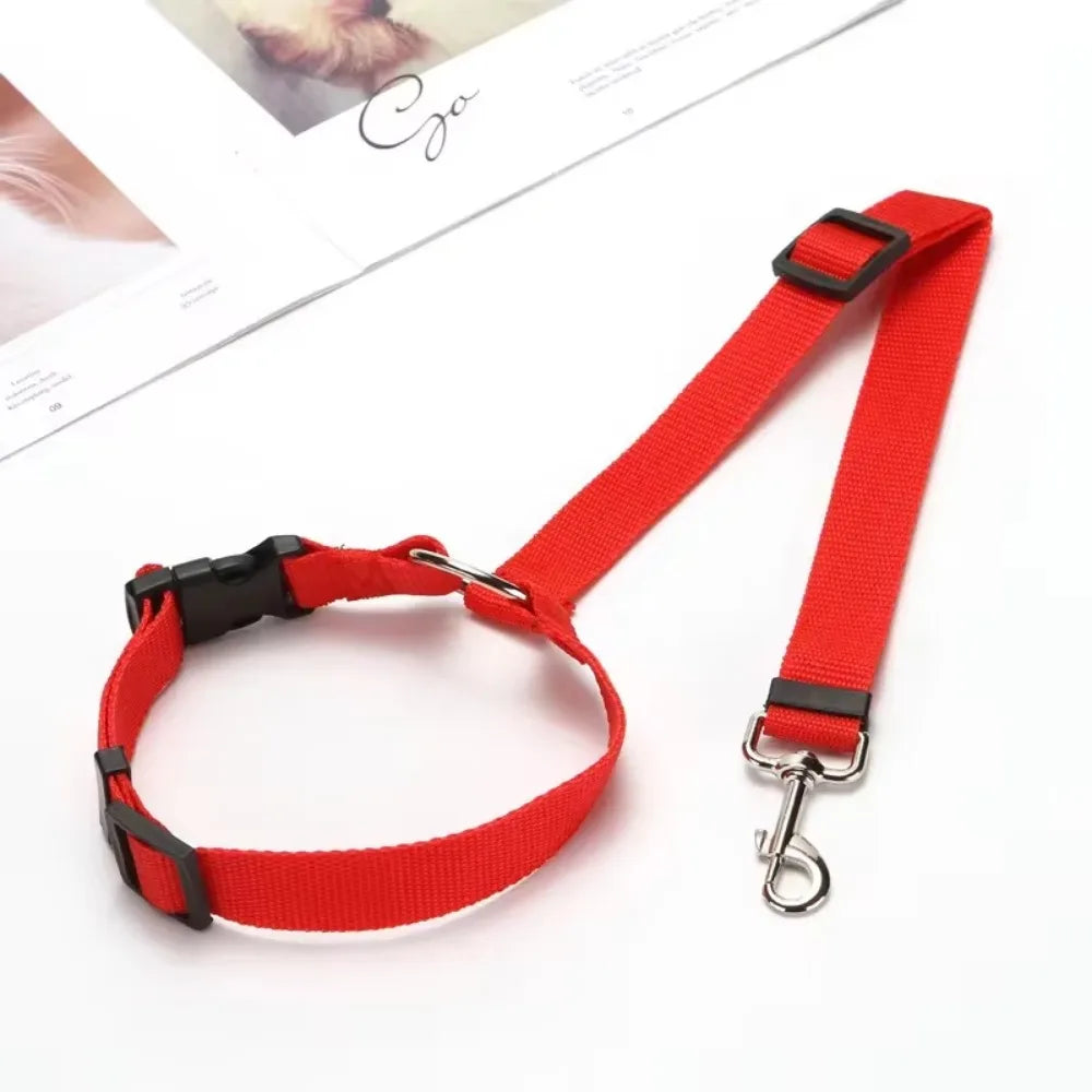 Crios Suíocháin Madra Níolón Inchoigeartaithe agus Crios Slándála do Thaisteal Sábháilte agus Compordach