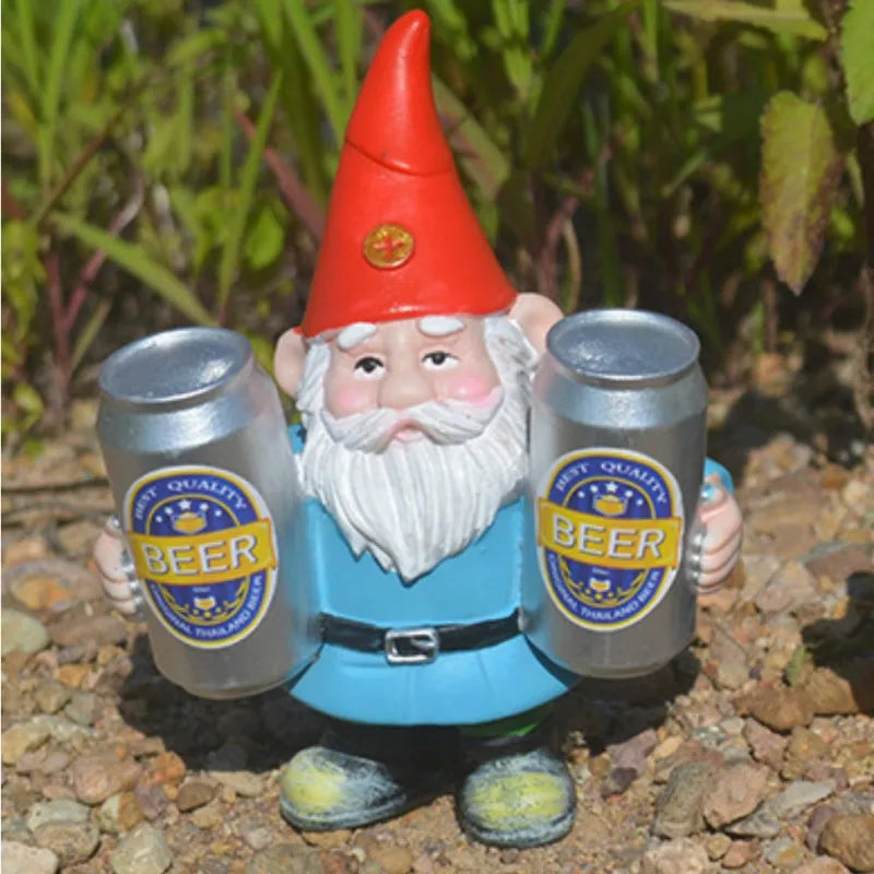Clytie - Figurín Gnome Drámata Greannmhar le Beoir do Ghairdín agus Maisiú Baile