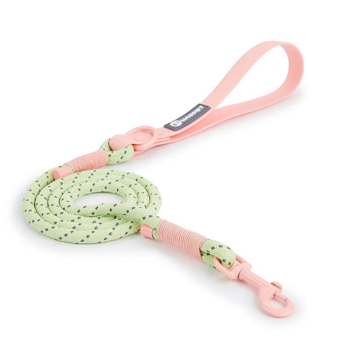 WebTrek Luxe Leash Madra Níolón Láimhe Fite do Chompord agus do Dhéantúsacht