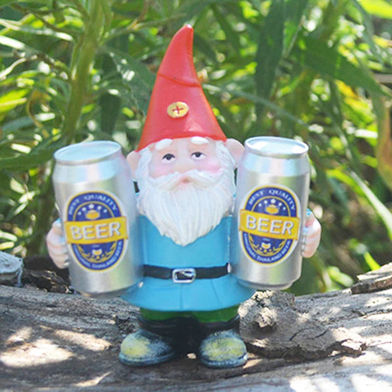Clytie - Figurín Gnome Drámata Greannmhar le Beoir do Ghairdín agus Maisiú Baile