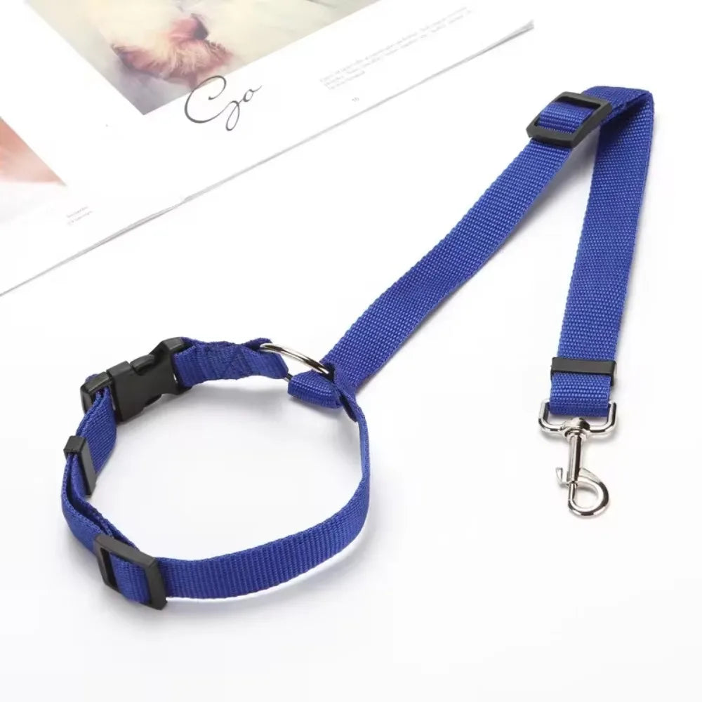 Crios Suíocháin Madra Níolón Inchoigeartaithe agus Crios Slándála do Thaisteal Sábháilte agus Compordach