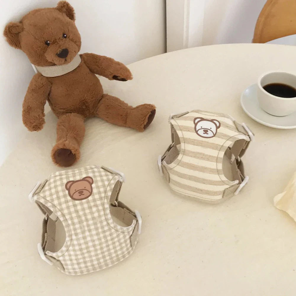 Harnas agus Leash Madra Óg Galánta agus Compordach