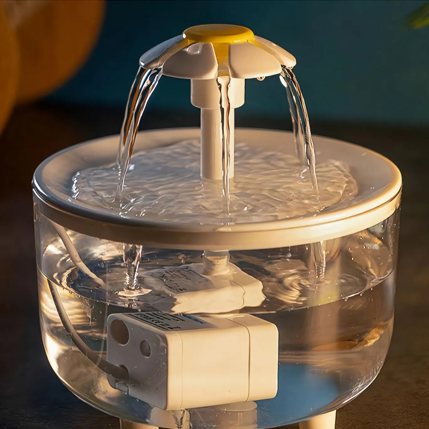 Cinntigh Sreabhadh Síoraí Uisce Nua agus Glan do do Chat