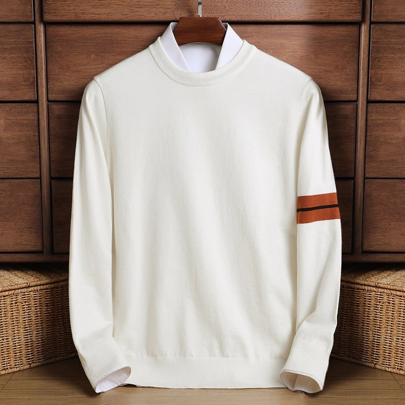 Jonas – Comfortable warm wool blend knit sweater for cozy days