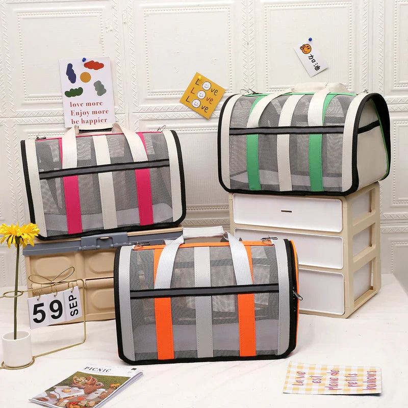 Mála Láimhe Ainmhí Ainmhí Inaistrithe Só le haghaidh Iompar Éasca agus Stílithe Ainmhí