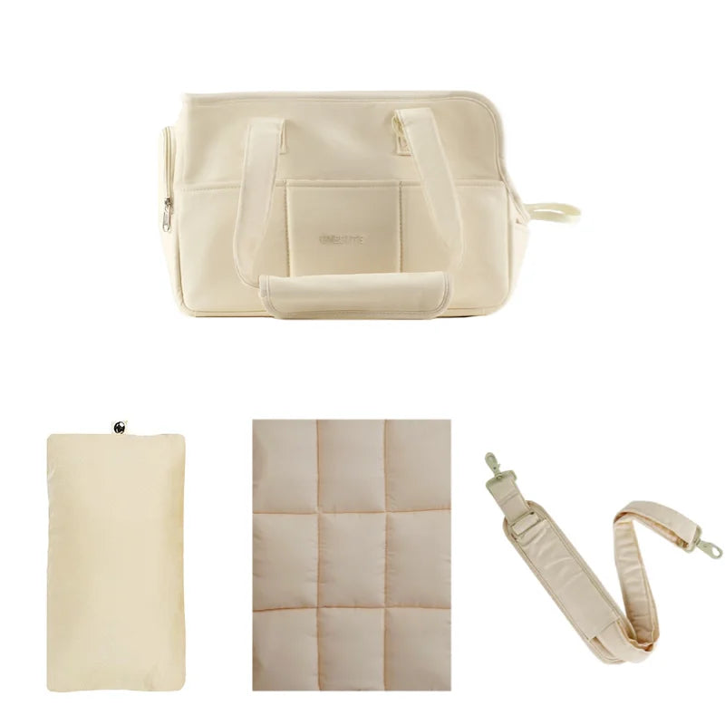 Mála Taistil Buan agus Sábháilte le haghaidh Cúraim Chompordach do Mhadraí Beaga agus Cait