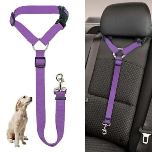 Crios Suíocháin Madra Níolón Inchoigeartaithe agus Crios Slándála do Thaisteal Sábháilte agus Compordach