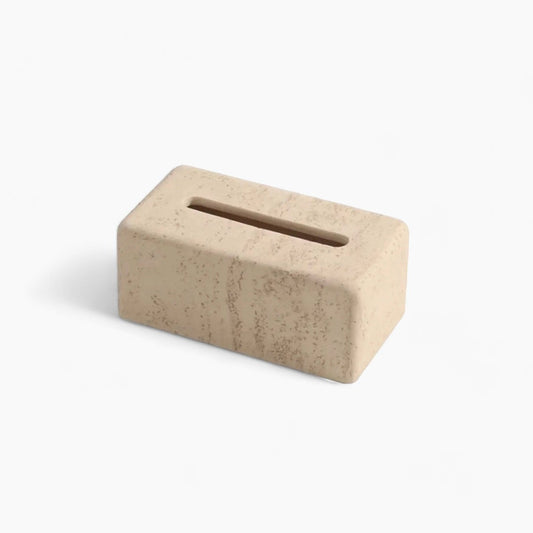 Bosca fíocháin i travertine nádúrtha