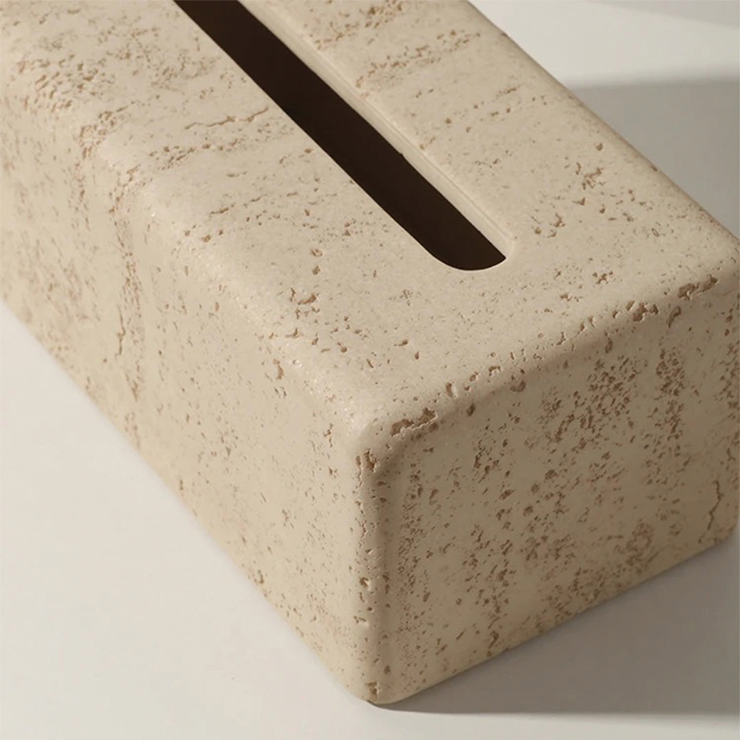 Bosca fíocháin i travertine nádúrtha