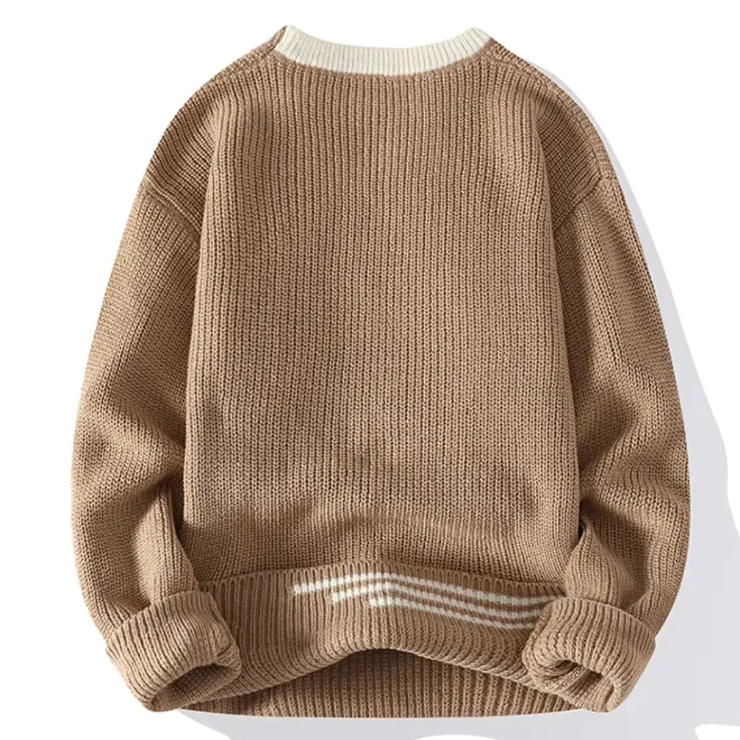 Hubert - Elegant Classic Round Neck Sweater for Stylish Comfort